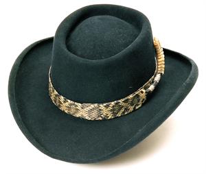 snakeskin hat band